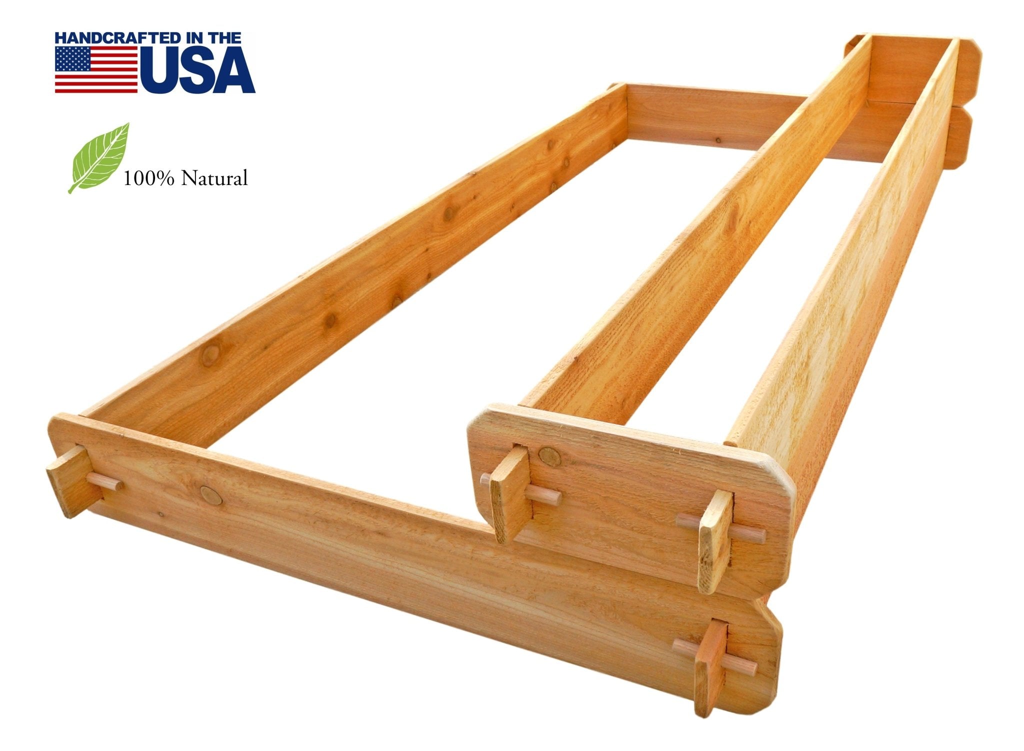 Timberlane Gardens Raised Garden Bed Kit 2 Tiered (1x6 3x6) Select Cedar - Cheeky Garden