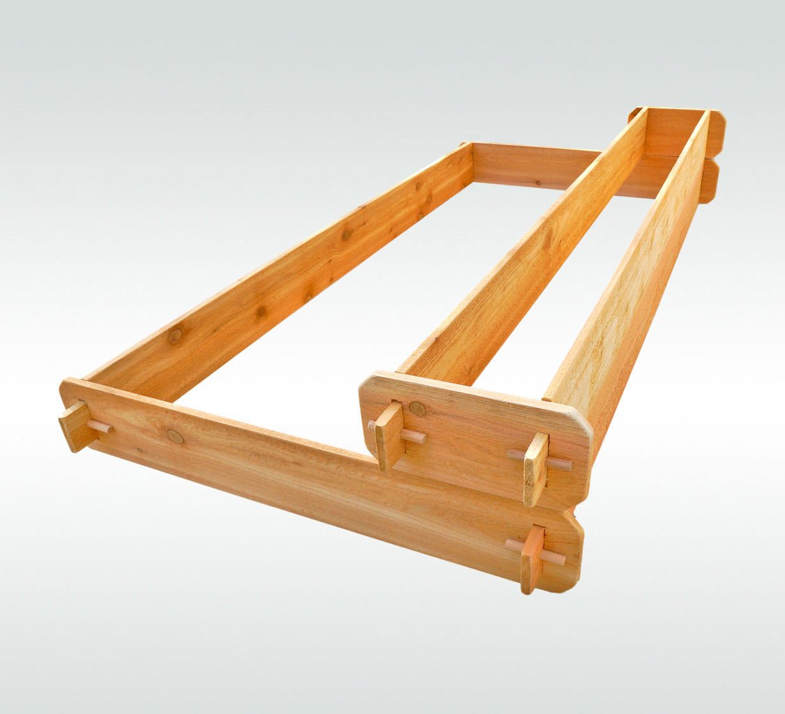 Timberlane Gardens Raised Garden Bed Kit 2 Tiered (1x6 3x6) Select Cedar - Cheeky Garden