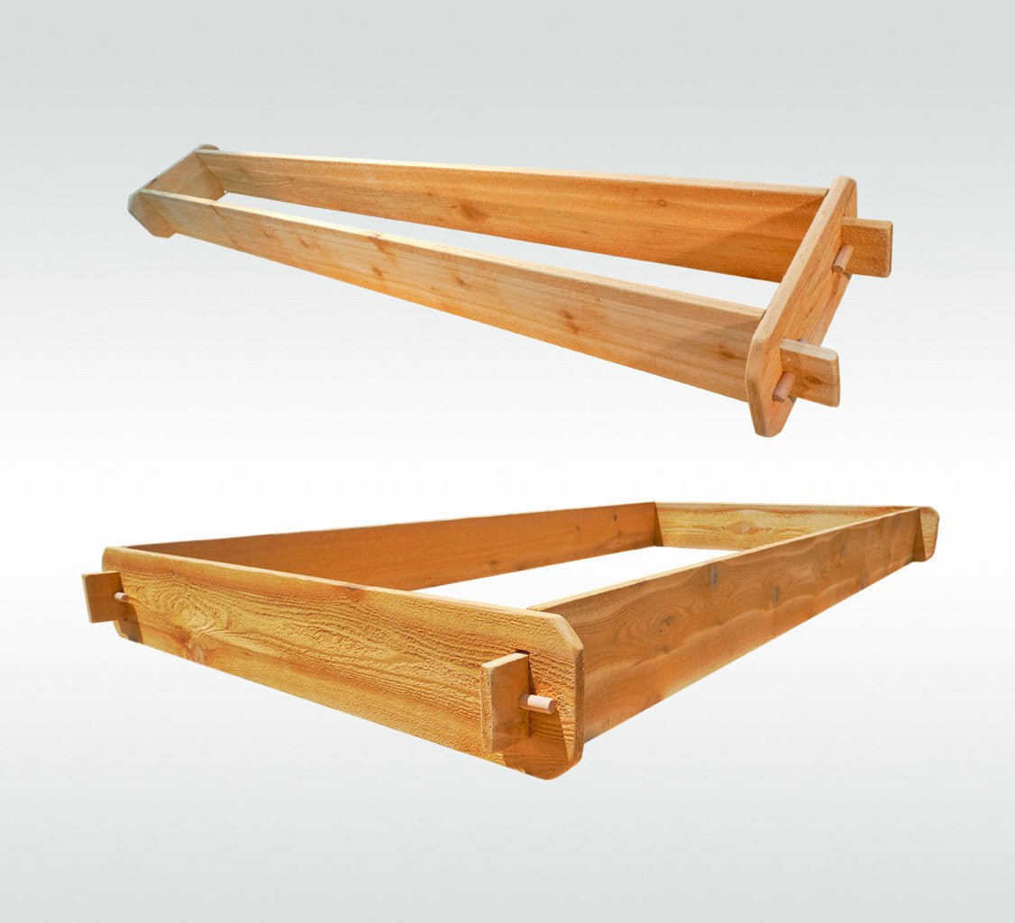 Timberlane Gardens Raised Garden Bed Kit 2 Tiered (1x6 3x6) Select Cedar - Cheeky Garden