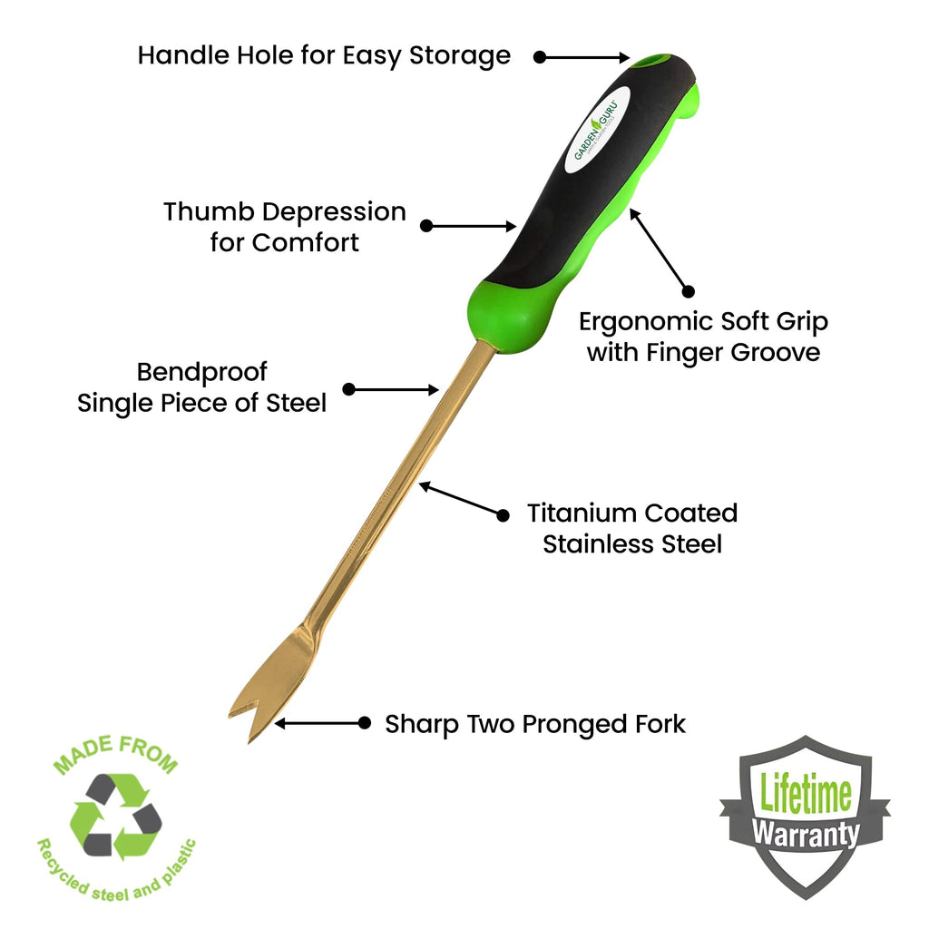 Titanium Dandelion Weeder Tool - Cheeky Garden