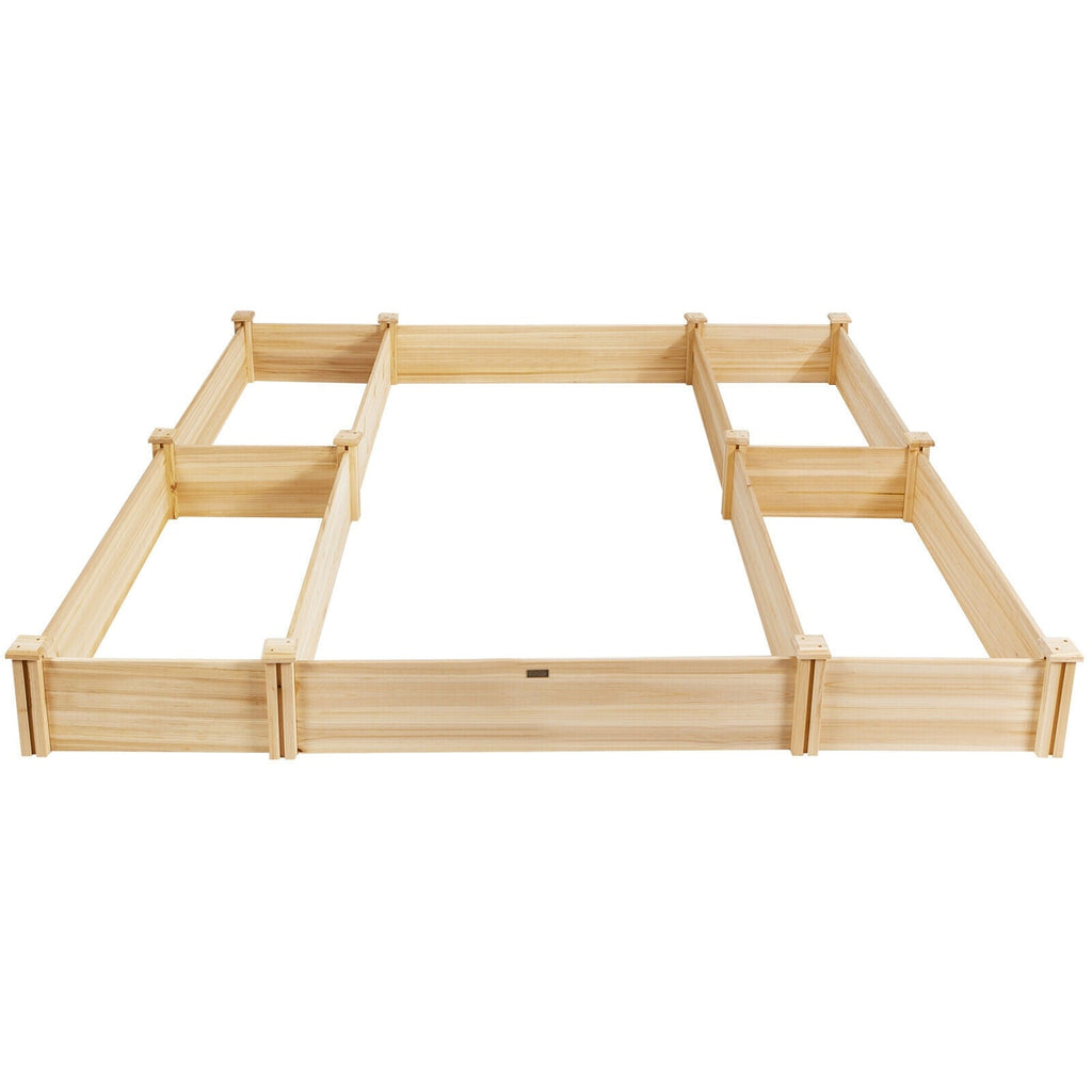 U-Shaped Wooden Garden Raised Bed for Backyard and Patio - Cheeky Garden