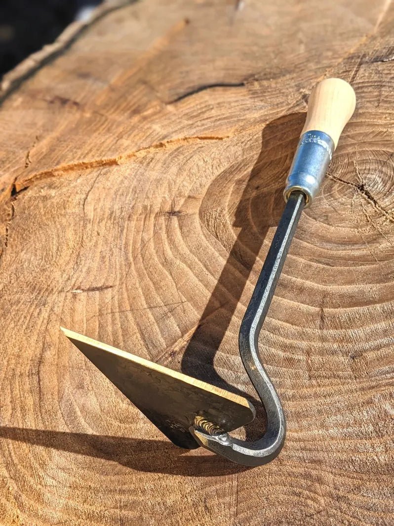 V-Hoe (Warren Hoe, Aggressive Hoe) Hand Forged Garden Tool - Cheeky Garden