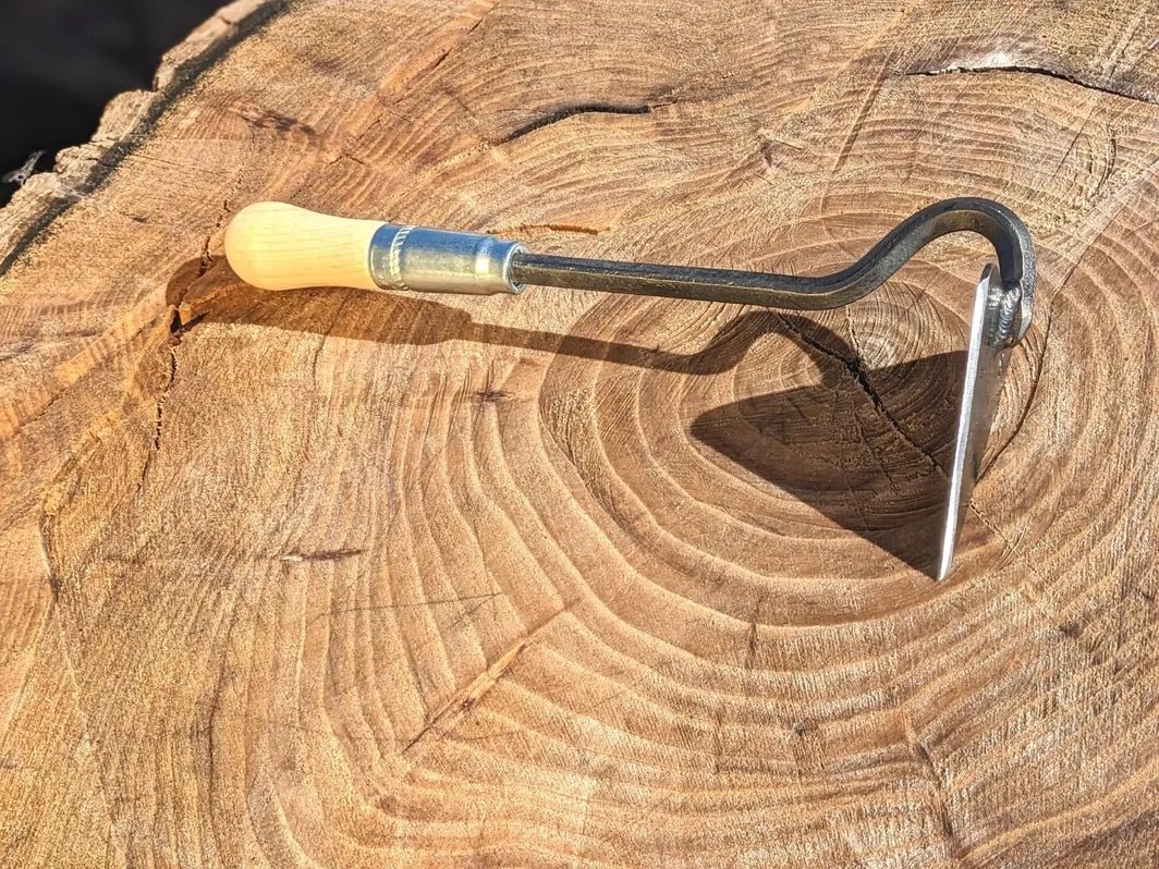 V-Hoe (Warren Hoe, Aggressive Hoe) Hand Forged Garden Tool - Cheeky Garden