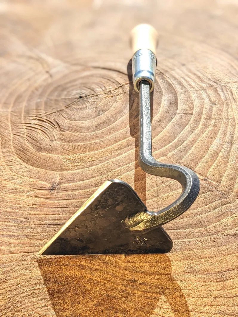 V-Hoe (Warren Hoe, Aggressive Hoe) Hand Forged Garden Tool - Cheeky Garden
