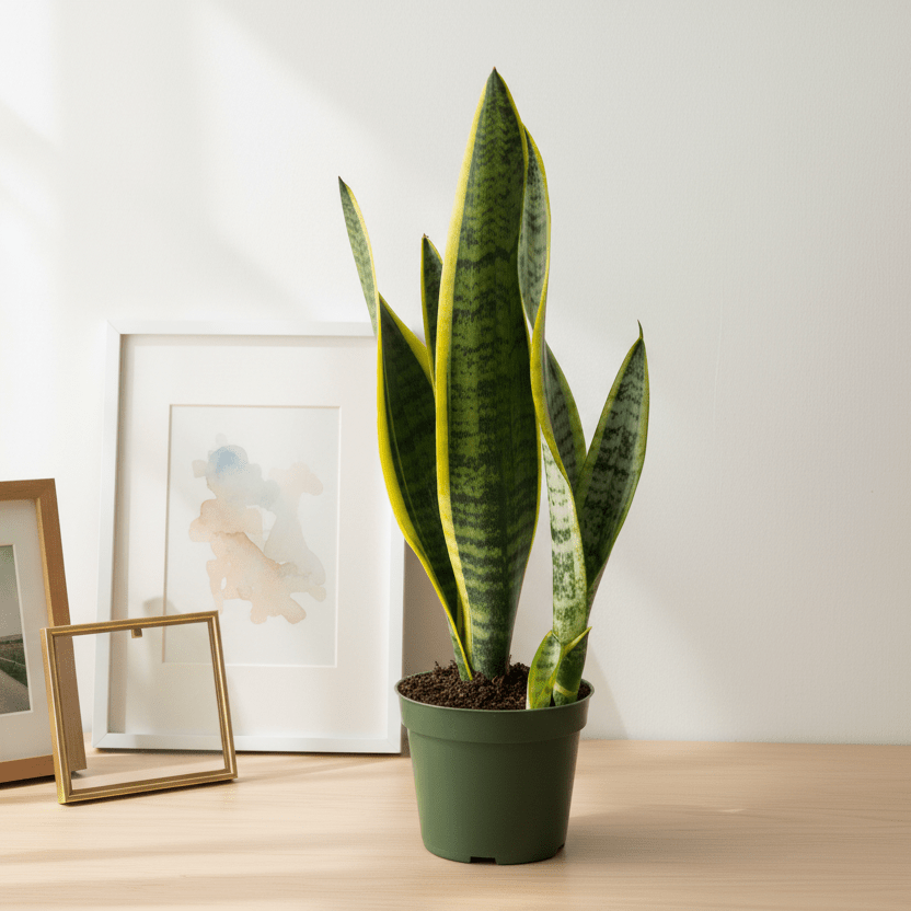 Variegated Golden Edge Sansevieria Snake Plant (Laurentii) - Cheeky Garden