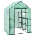 Walk-in Greenhouse 56 x 56 x 77 Inch Gardening with Observation Windows - Cheeky Garden