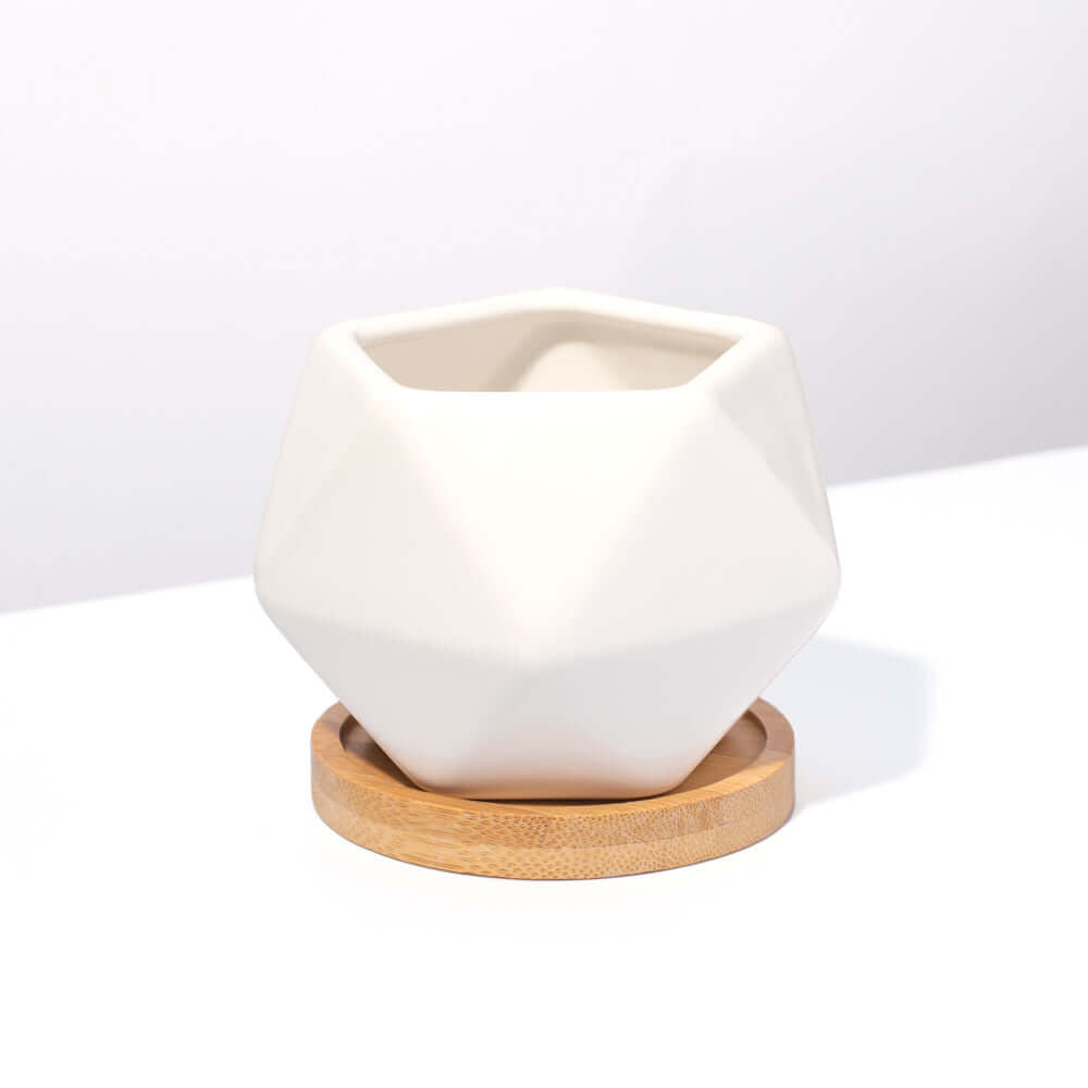 Wanda Ceramic Planter 3.5" – Empty - Cheeky Garden