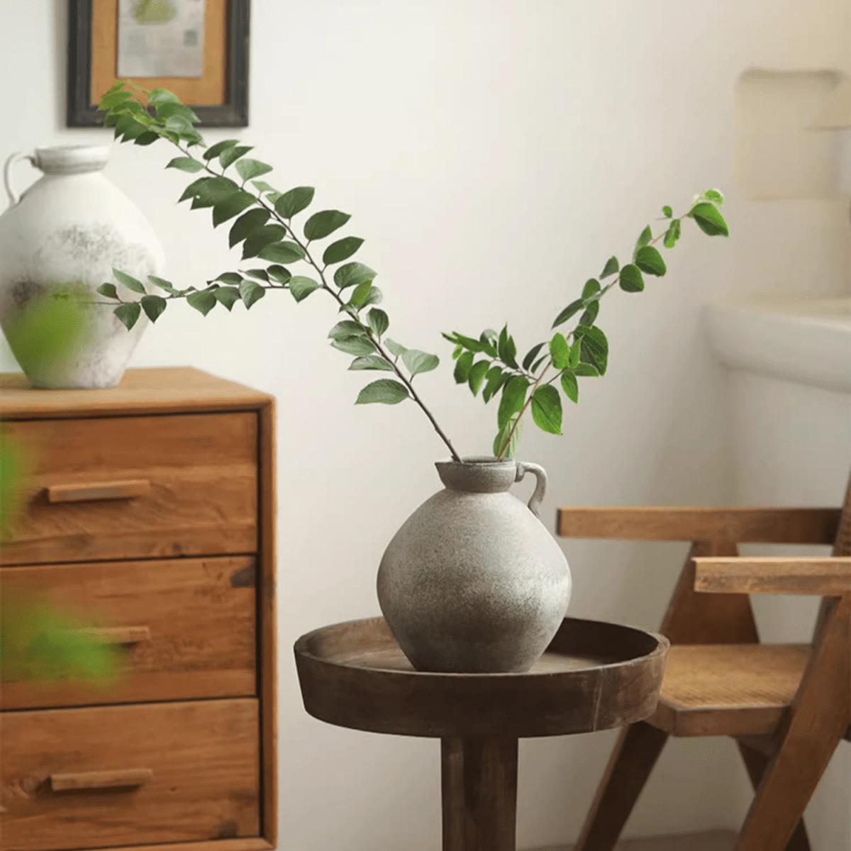 Watertight One Handle Pottery Vase - Cheeky Garden