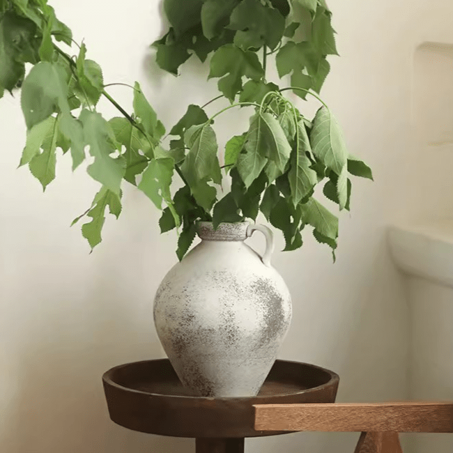 Watertight One Handle Pottery Vase - Cheeky Garden