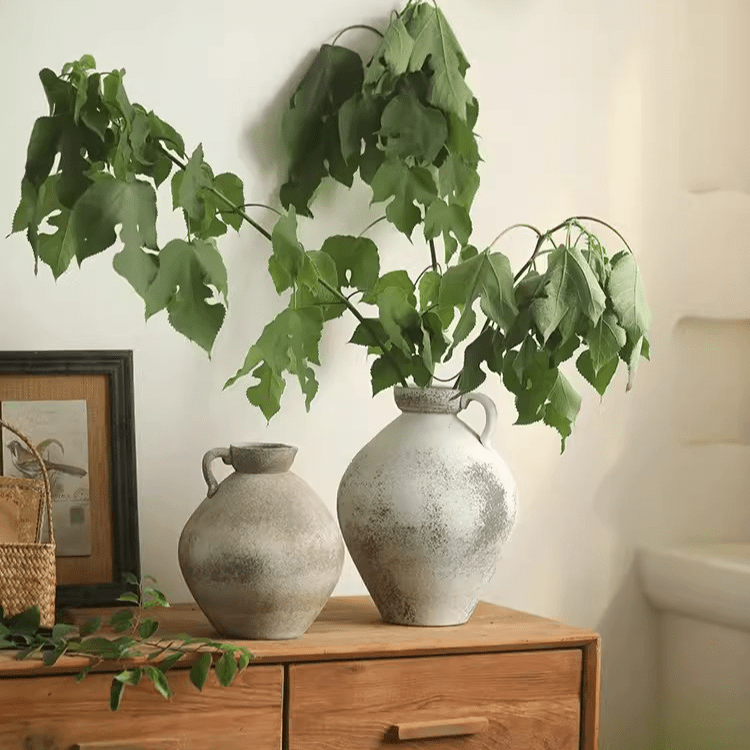 Watertight One Handle Pottery Vase - Cheeky Garden