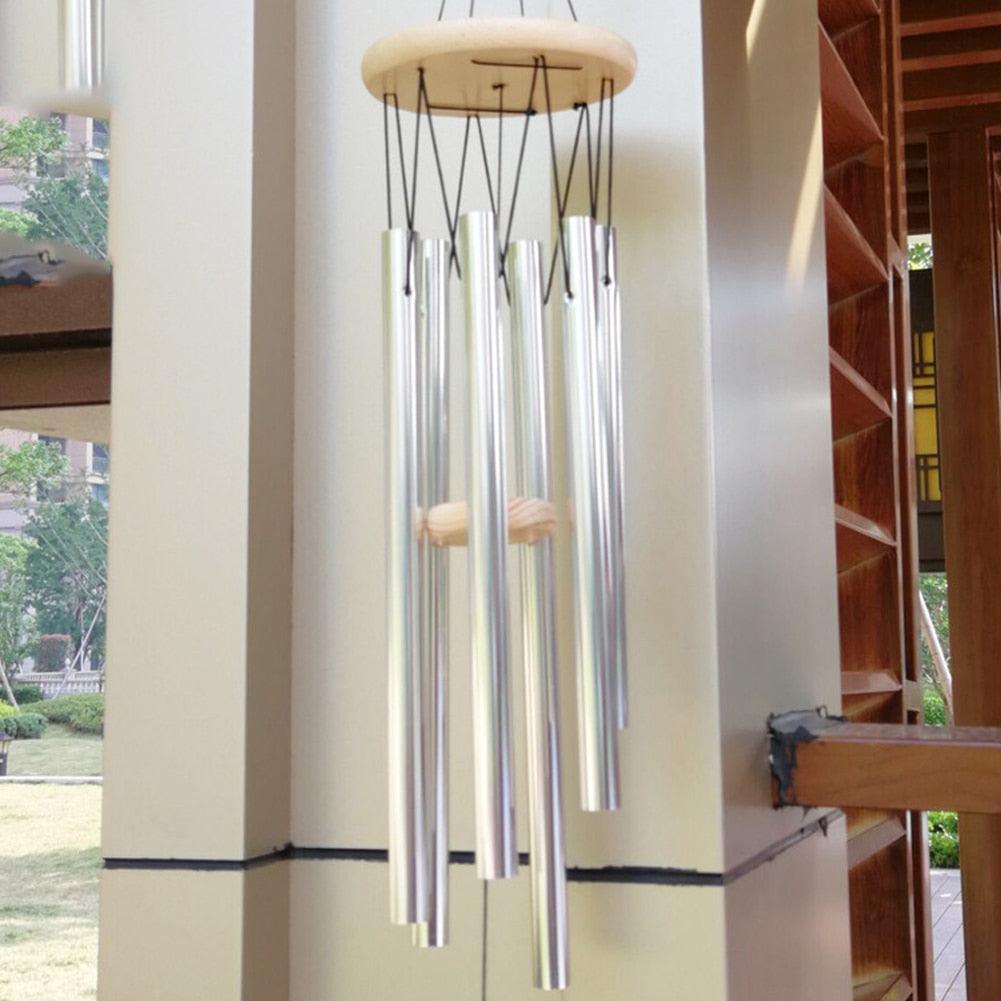 Wind Bell Outdoor Wind Chimes Garden Metal Wind Chimes Decoration Home Decoration Nordic Style Wind -chime For Garden Yard Patio Home Decoration And Gift Gold & Silver color - Cheeky Garden