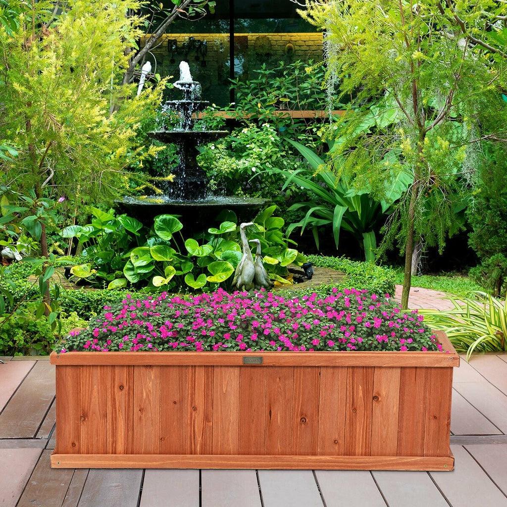 Wooden Decorative Planter Box for Garden Yard and Window - Cheeky Garden