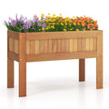 Wooden Raised Garden Bed Solid Wood Elevated Planter Box with Legs - Cheeky Garden
