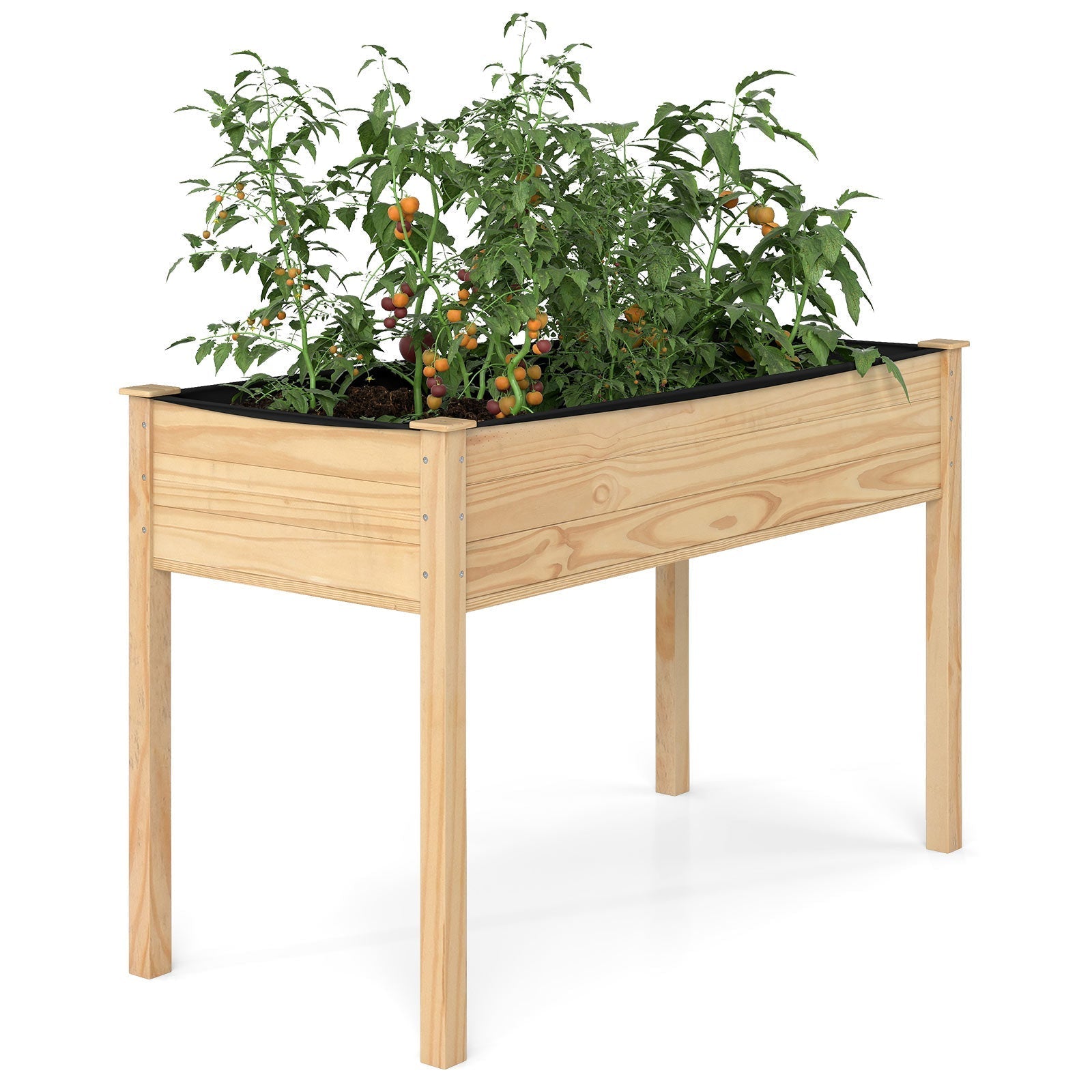 Wooden Raised Vegetable Garden Bed Elevated Grow Vegetable Planter - Cheeky Garden