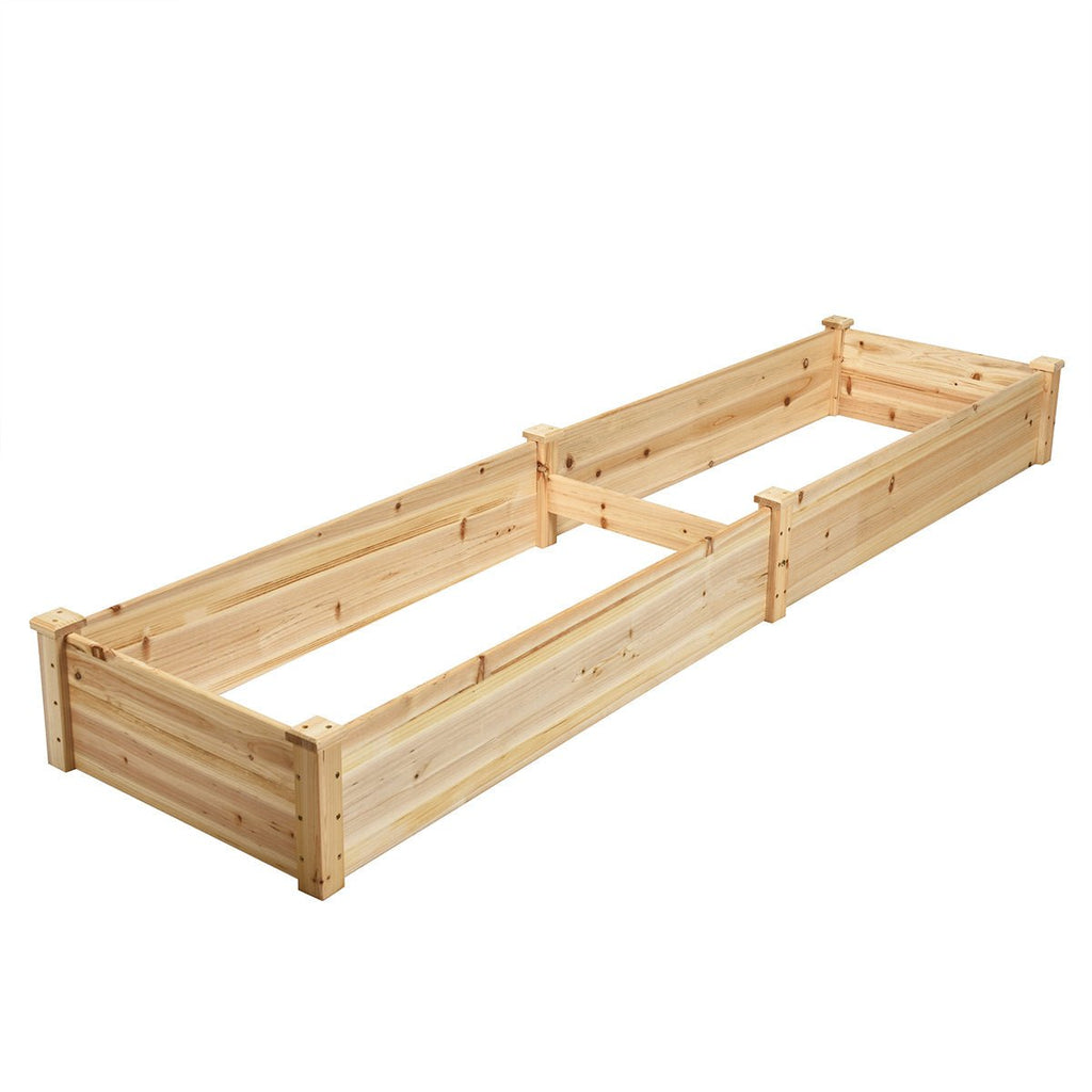 Wooden Vegetable Raised Garden Bed for Backyard Patio Balcony - Cheeky Garden